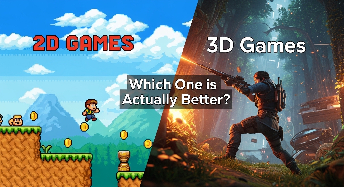 2D and 3D Games | Which One is Actually Better?